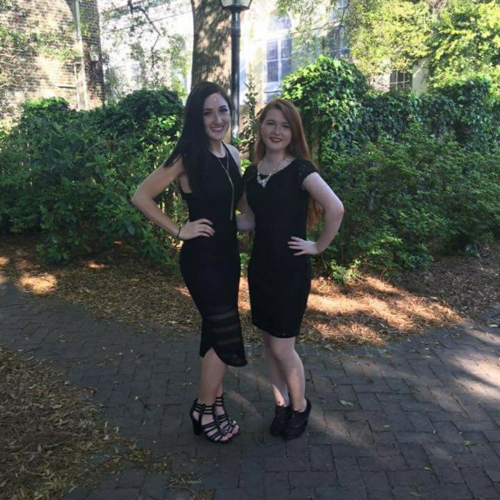 Black lace dress